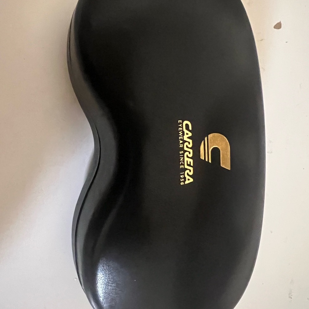 Carrera Black Case with Gold Logo